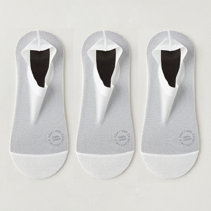 🔥6-Pair Invisible Grip Socks Pack 🧦 – Breathable Low-Cut Anti-Slip Sweat-Absorbing Design