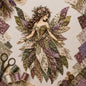 Premium Fairy Patchwork DIY Kit | High-Quality Layered Fabric with Floral Wings DIY Handmade Fantasy Wall Decor ✨