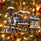 Christmas Magic Express – 6-Piece Vintage Christmas Train Ornament Collection | Santa, Snowman, Nutcracker & More