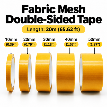 🔥 Heavy-Duty Double-Sided Grid Tape – Strong Hold, Easy Tear & Clean Removal