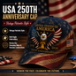 Patriotic Eagle Embroidered Cap