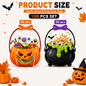 🎃50 Pcs Halloween Goodie Bags Plastic Candy Bag