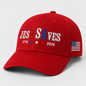 Jesus Saves USA 250th Anniversary Hand-Embroidered Patriotic Cap