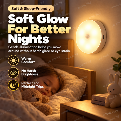 💡 Smart Motion Sensor LED Light – Rechargeable Magnetic Night Light with Automatic On/Off