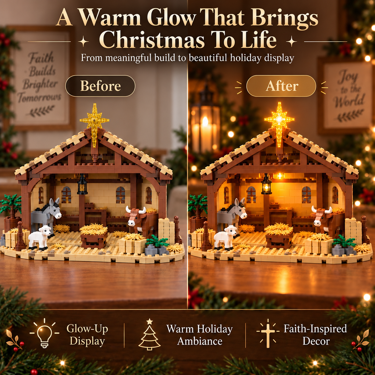 🔥Last Day 90% OFF🔥🌟The Nativity Story Building Block Set