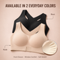 Front Closure Cross-Back Wireless Posture Bra