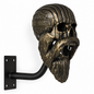 💀 Motorcycle Skull Helmet Holder – Garage Display Wall Mount