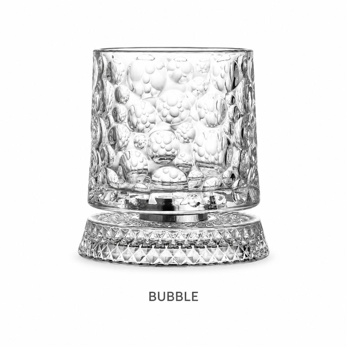 Spinning Crystal Glass