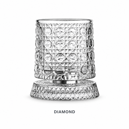 Spinning Crystal Glass