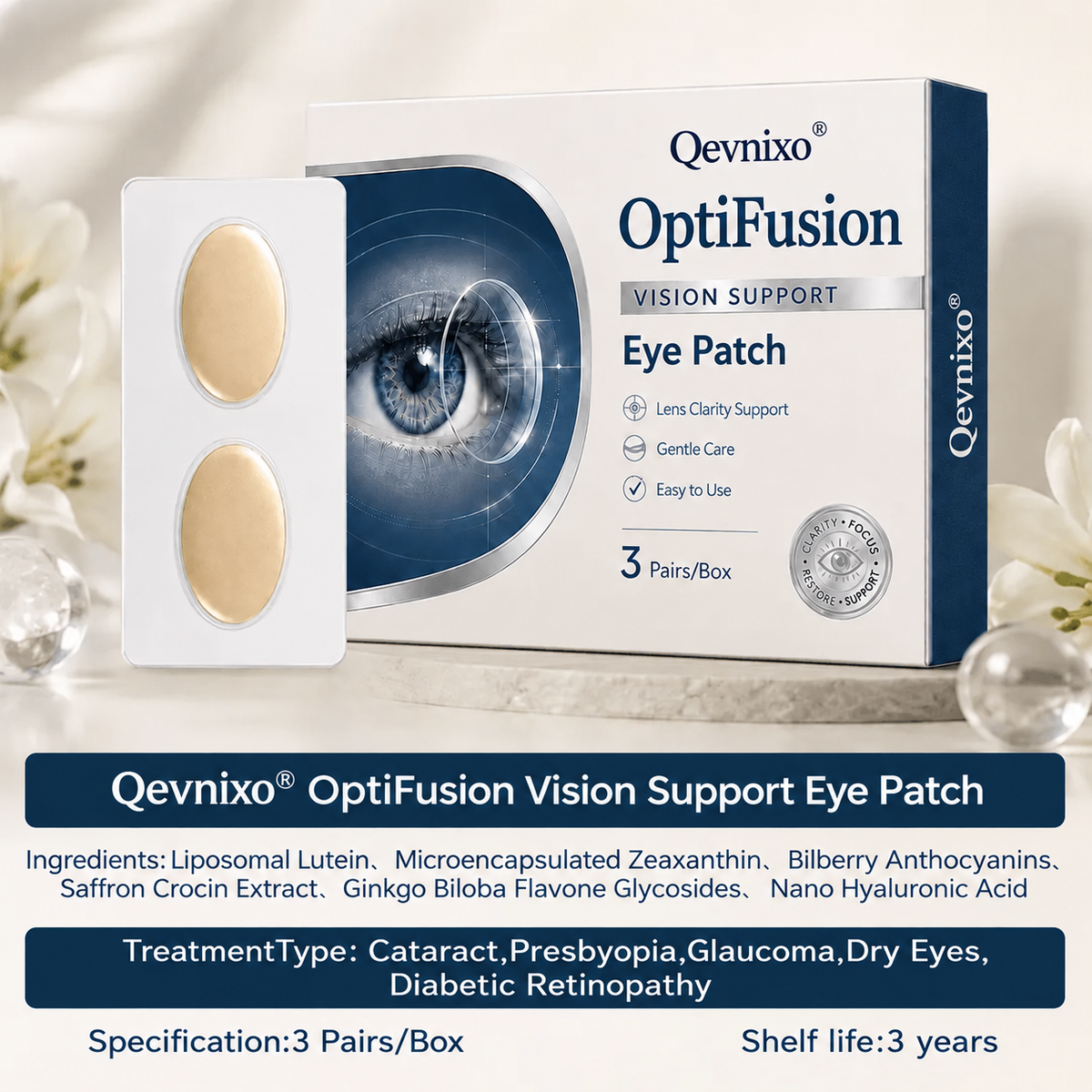 Qevnixo OptiFusion Vision Support Eye Patch