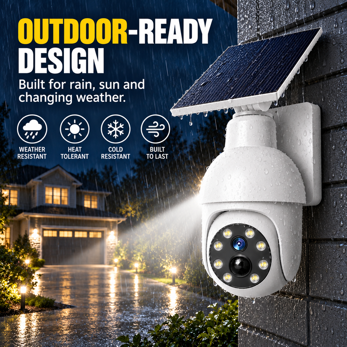 ⏰Final 6 Hours Sale 50% OFF🔥🔥 - Solar-Powered Simulated Surveillance Camera Street Light