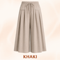 Relaxed Wide-Leg Cropped Culottes