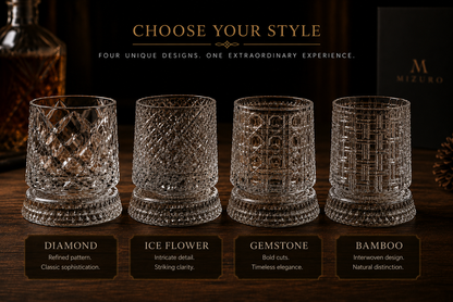 Spinning Crystal Glass