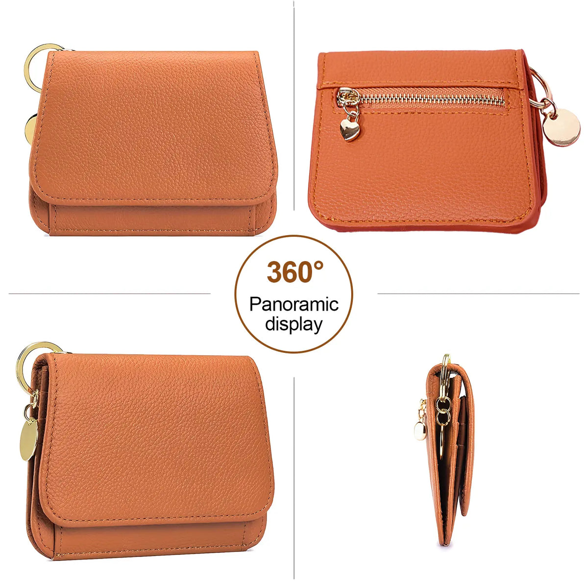 Luna Mini Wallet | Elegant Slim Card Holder With Coin Pocket