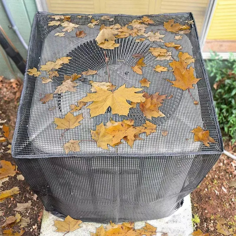 Durable Air Conditioner Cover, Full Mesh AC Protector, Heavy-Duty Outdoor Protection, All-Season Use, AC Covers, AC Covers For Outside