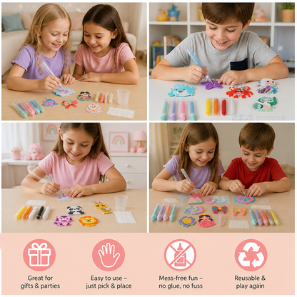 Magical Bead Painting – DIY Set for Kids