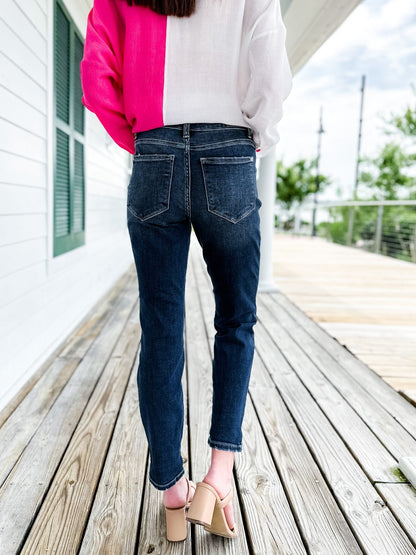 Judy Tummy Control Cuffed Slim Fit Jeans
