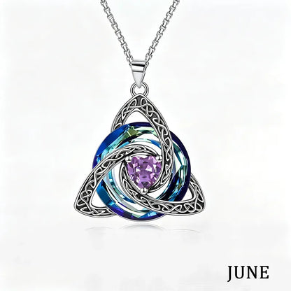 Last Day! Buy 1 Get 1 Free! 💝Witch Knot Birthstone Necklace✨