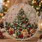 Christmas Pearl Diamond Art Hanging Ornament Kit | Luxury Flocked Canvas with Scratch-Resistant Non-Fading Pearl Beads DIY Handmade Holiday Hanging Decor 🎅💎