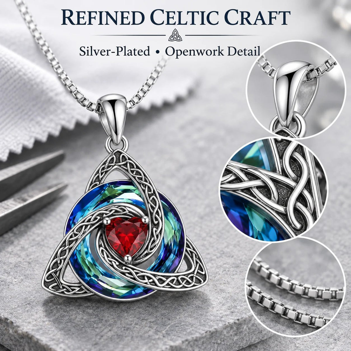 🔥The Best Christmas Gift Ever!🎁Only＄19.99🛡️TopSpire® Birthstone Shield: Wear Your Protection & Story ✨