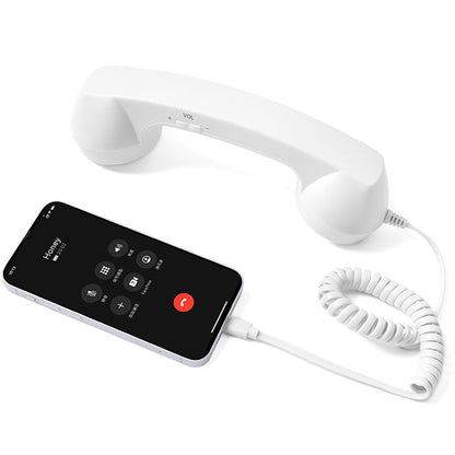 📞Retro Wired Telephone Handset for Smartphones | Vintage Style Phone Receiver