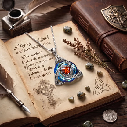 Last Day! Buy 1 Get 1 Free! 💝Witch Knot Birthstone Necklace✨