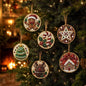 🔥Hot Sale 49% Off🎄Christmas DIY Diamond Painting Ornaments Kit (6-Piece) – Xmas Tree Hanging Craft Decoration