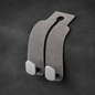 Leather Car Seat Headrest Hooks – Double Metal Purse & Bag Hangers