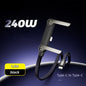 2-in-1 Invisible Holder Charger Cable|240w super fast charging Fast Charging Cord
