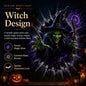 3D Crack Glass Spooky Decorations for a Haunted Halloween Scene