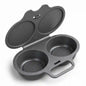 Microwave Egg Poacher——Dual‑cavity, non‑stick & easy clean. Healthier than frying – stock up & save! 🏠✅