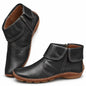💝Last Day 50% OFF⭐Women's Chic Orthopedic Leather Ankle Boots | Arch Support, Side Zip & Lightweight Comfort