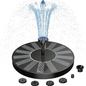 🏆Flash Sale⚡Solar Bath Fountain with 6 Nozzle