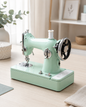 ❤️ Bring Back the Joy of Sewing – Vintage-Style Compact Electric Sewing Machine with Built-In Light & Starter Kit 🧵