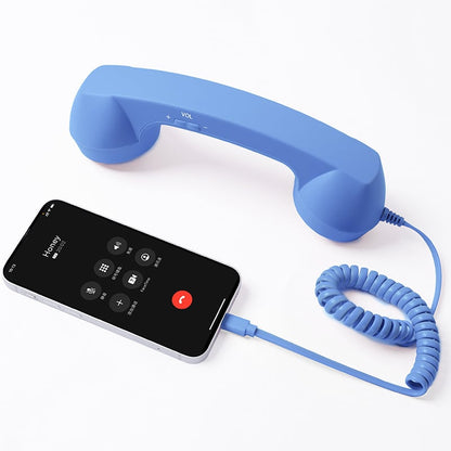 📞Retro Wired Telephone Handset for Smartphones | Vintage Style Phone Receiver