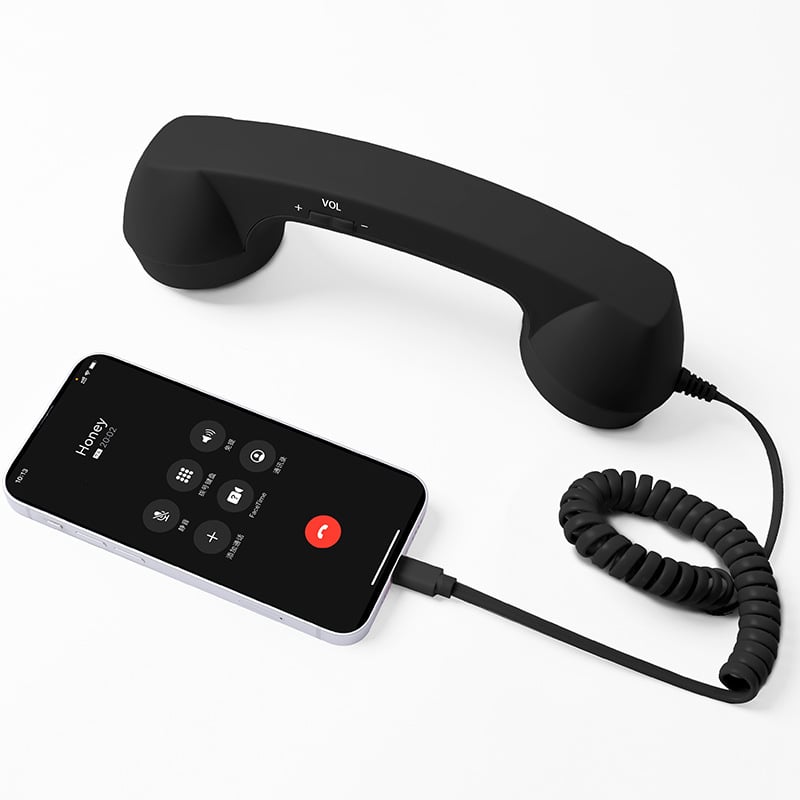 📞Retro Wired Telephone Handset for Smartphones | Vintage Style Phone Receiver