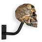 💀 Motorcycle Skull Helmet Holder – Garage Display Wall Mount