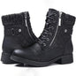 Women's Combat Boots Lace up Ankle Booties