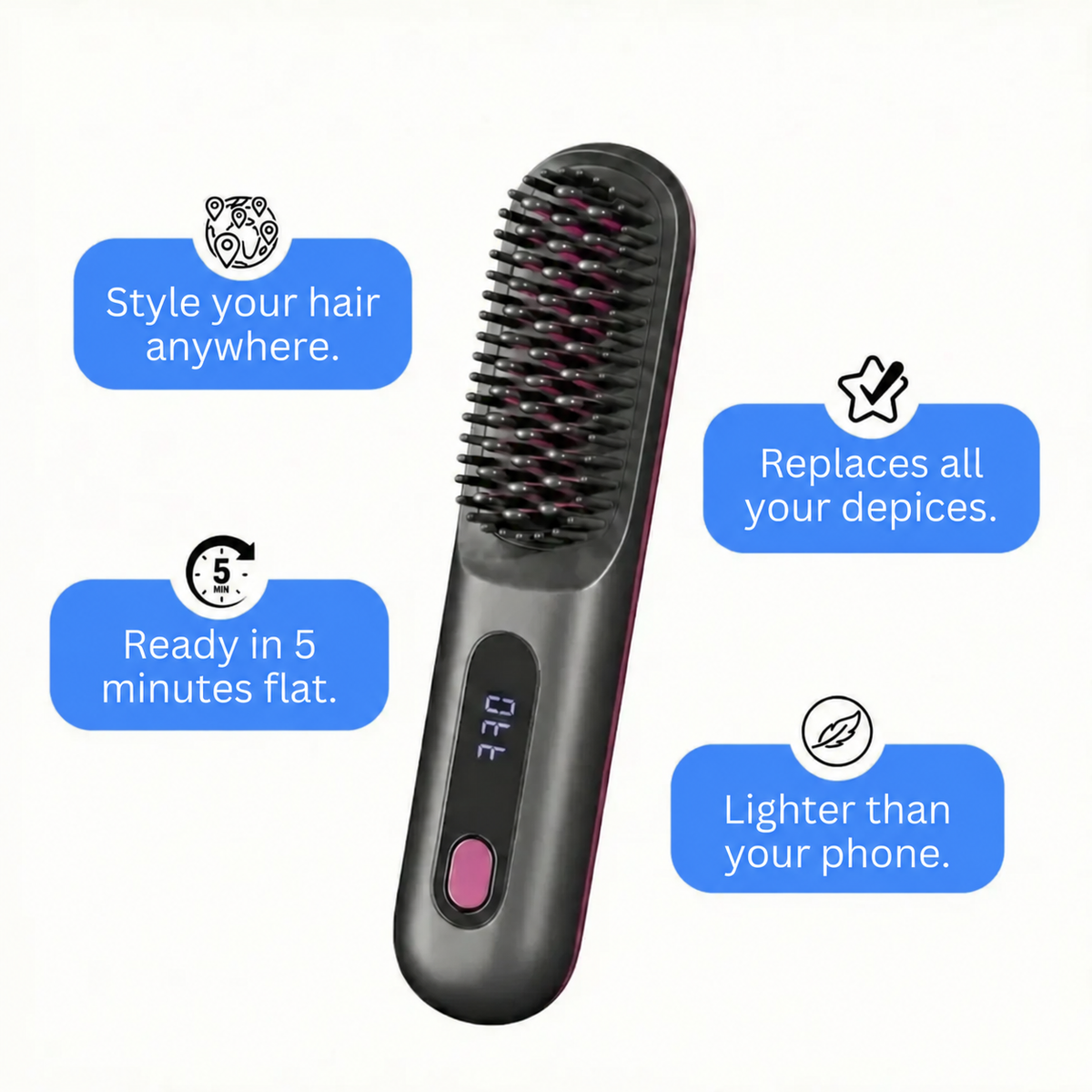 The Perfect Hair Day Kit - Smooth, protect & style your hair anywhere in minutes
