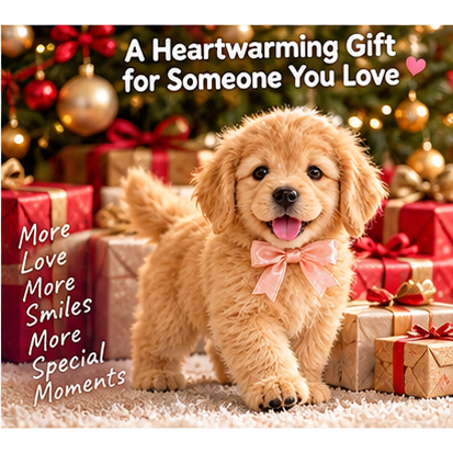 🎄49% OFF🐕🐾 Golden Buddy Realistic Golden Retriever Puppy