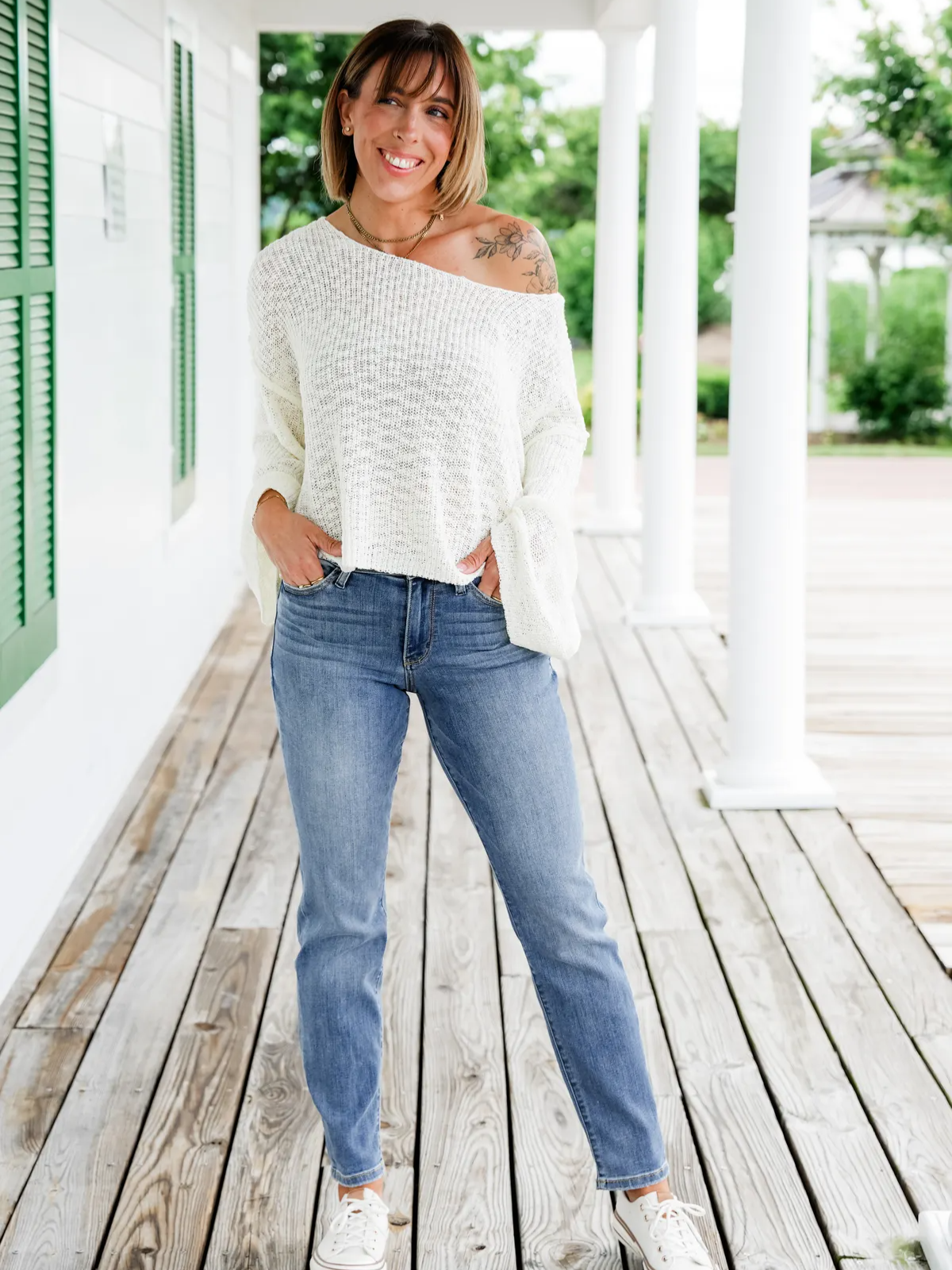 Judy Tummy Control Cuffed Slim Fit Jeans