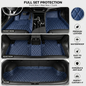 Elvile - Waterproof Non-slip Universal Fit Customized Floor Mats for Cars, SUVs, and Trucks