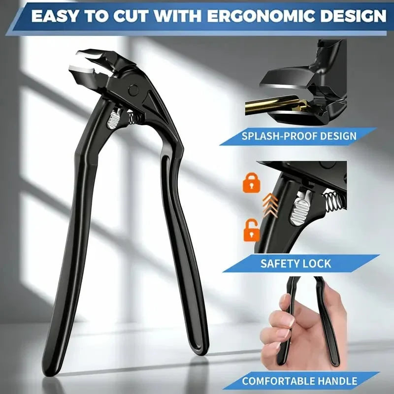 ✂️Black Curved Nail Clipper – Ergonomic & Easy for Seniors 🖤