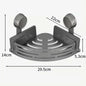 Triangle Suction Cup Shower Caddy ✨No Drill Wall Mount Bathroom Corner Storage Basket