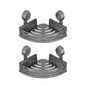 Triangle Suction Cup Shower Caddy ✨No Drill Wall Mount Bathroom Corner Storage Basket
