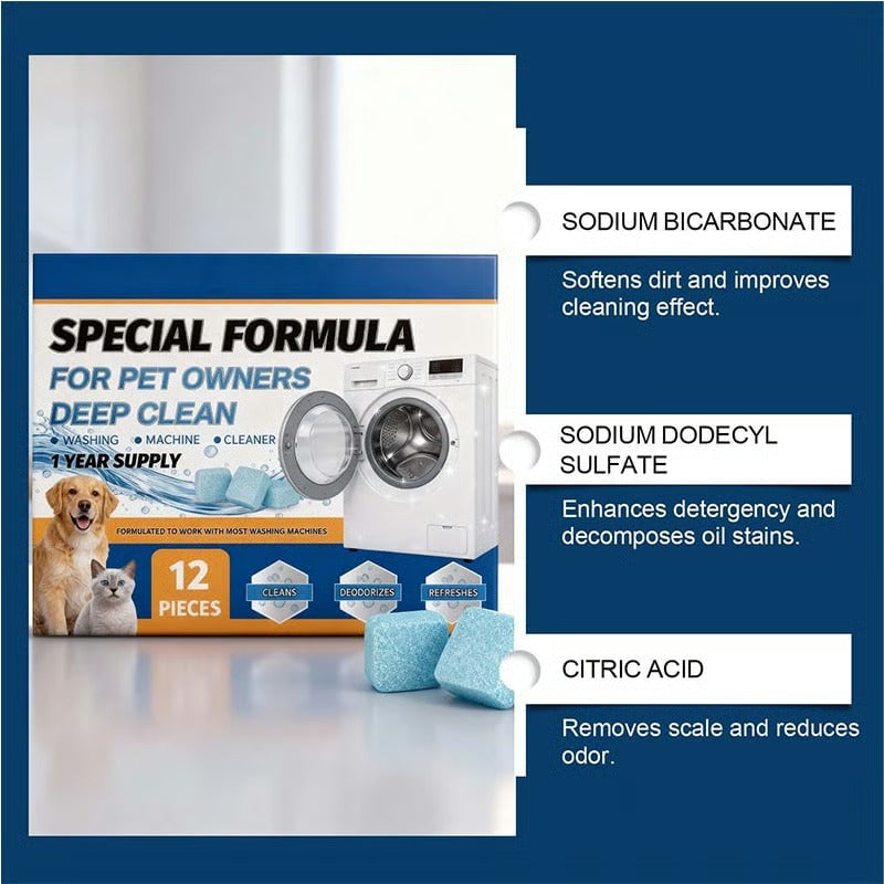 🔥Last Day 70% OFF 💦Washing Machine Cleaning Tablets