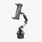 Adjustable Car Cup Holder Phone & Tablet Mount – 360° Rotating Universal Stand