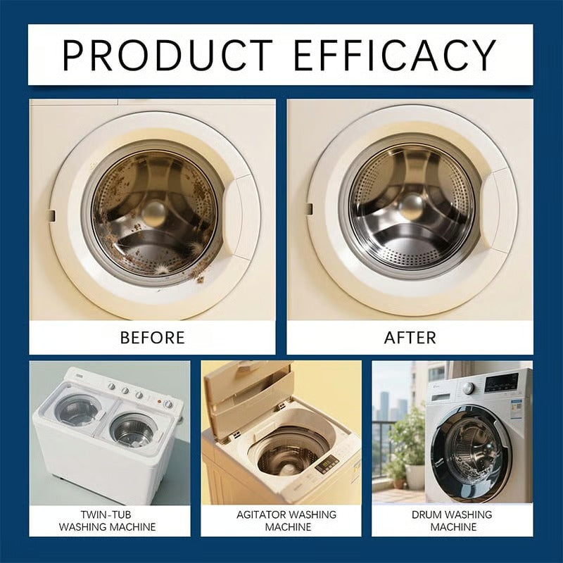 🔥Last Day 70% OFF 💦Washing Machine Cleaning Tablets