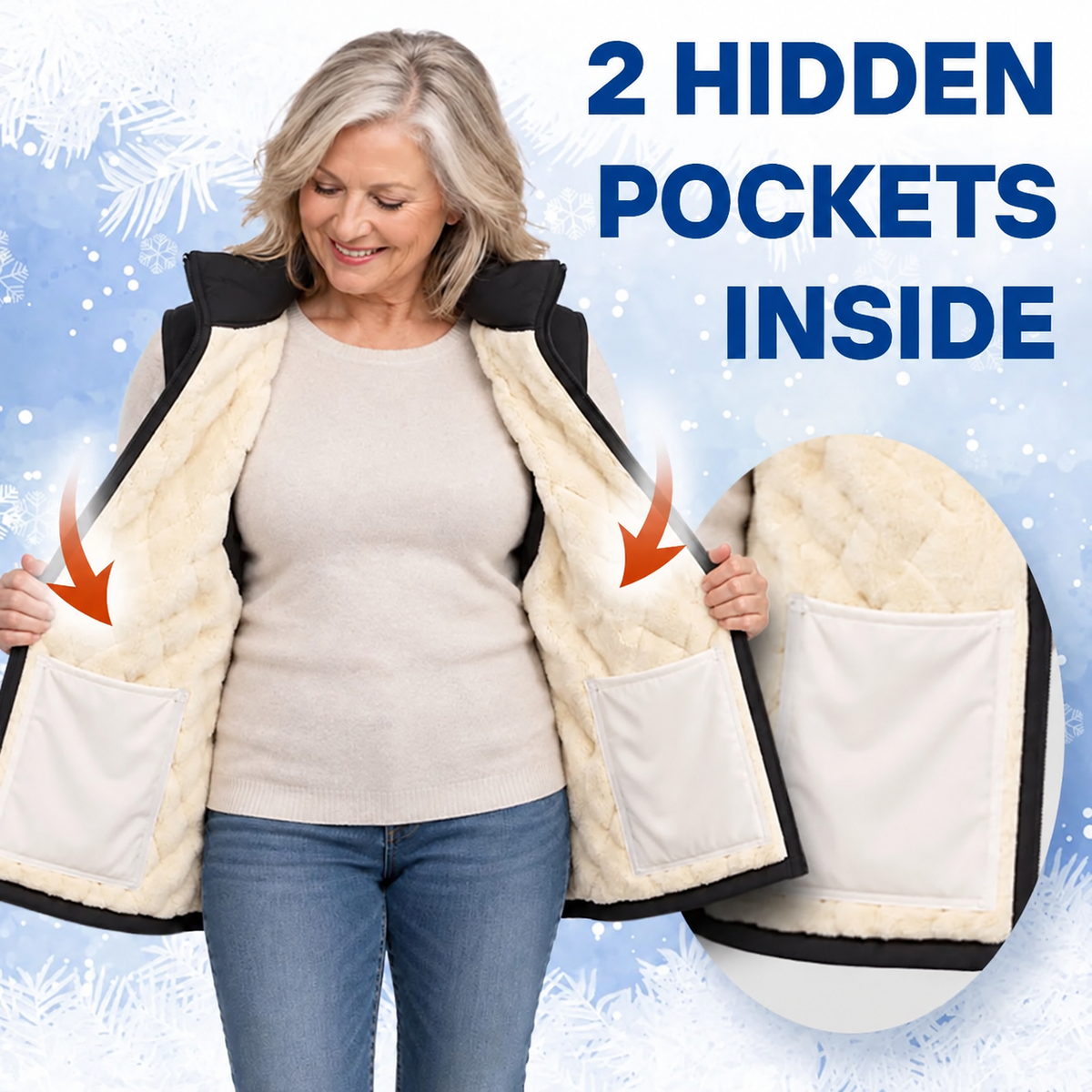 Waterproof Fleece-Lined Vest