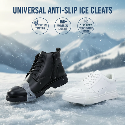 🔥Clearance Sale Buy 2 Get 2 Free+Free Gloves🎁Universal 5-Tooth Ice Cleats for Shoes & Boots